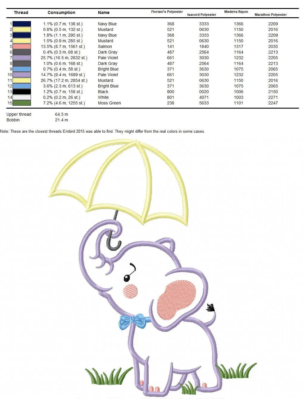 Elephant embroidery designs - Animal embroidery design machine embroidery pattern - Baby girl embroidery file - elephant applique design Marcia Embroidery