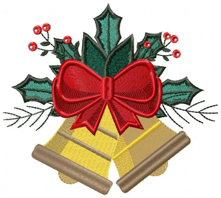 Bell embroidery designs - Xmas embroidery design machine embroidery pattern - Christmas embroidery file Religious embroidery Jingle Bells Marcia Embroidery