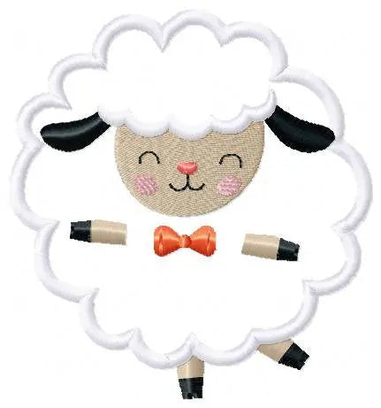 Sheep embroidery design - Lamb embroidery designs machine embroidery pattern - baby embroidery file newborn embroidery sheep applique design Marcia Embroidery