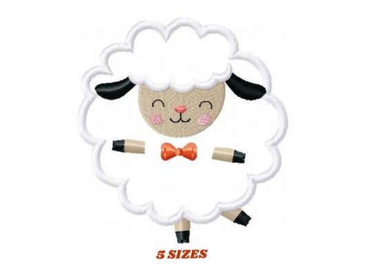 Sheep embroidery design - Lamb embroidery designs machine embroidery pattern - baby embroidery file newborn embroidery sheep applique design Marcia Embroidery