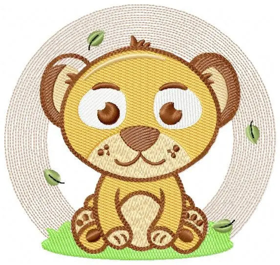 Lioness embroidery designs - Safari embroidery design machine embroidery pattern - Baby boy embroidery file - Lion king embroidery download Marcia Embroidery
