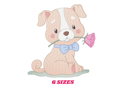 Dogs embroidery designs - Dog embroidery design machine embroidery pattern - Puppy embroidery file -  baby boy embroidery instant download