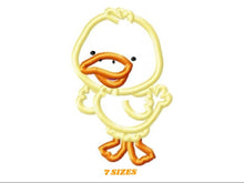 Charger l&#39;image dans la galerie, Duck embroidery design - Animal embroidery designs machine embroidery pattern - baby boy embroidery file - duck applique design download
