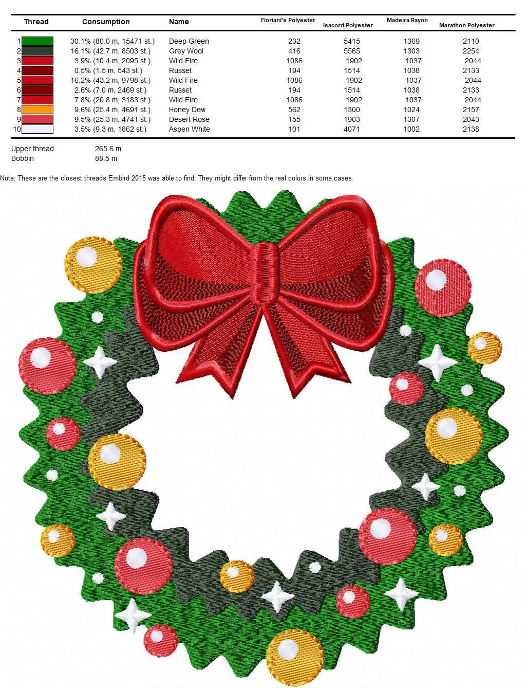 Xmas Wreath embroidery designs - Holly Wreath embroidery design machine embroidery pattern - Christmas Wreath embroidery file download Marcia Embroidery