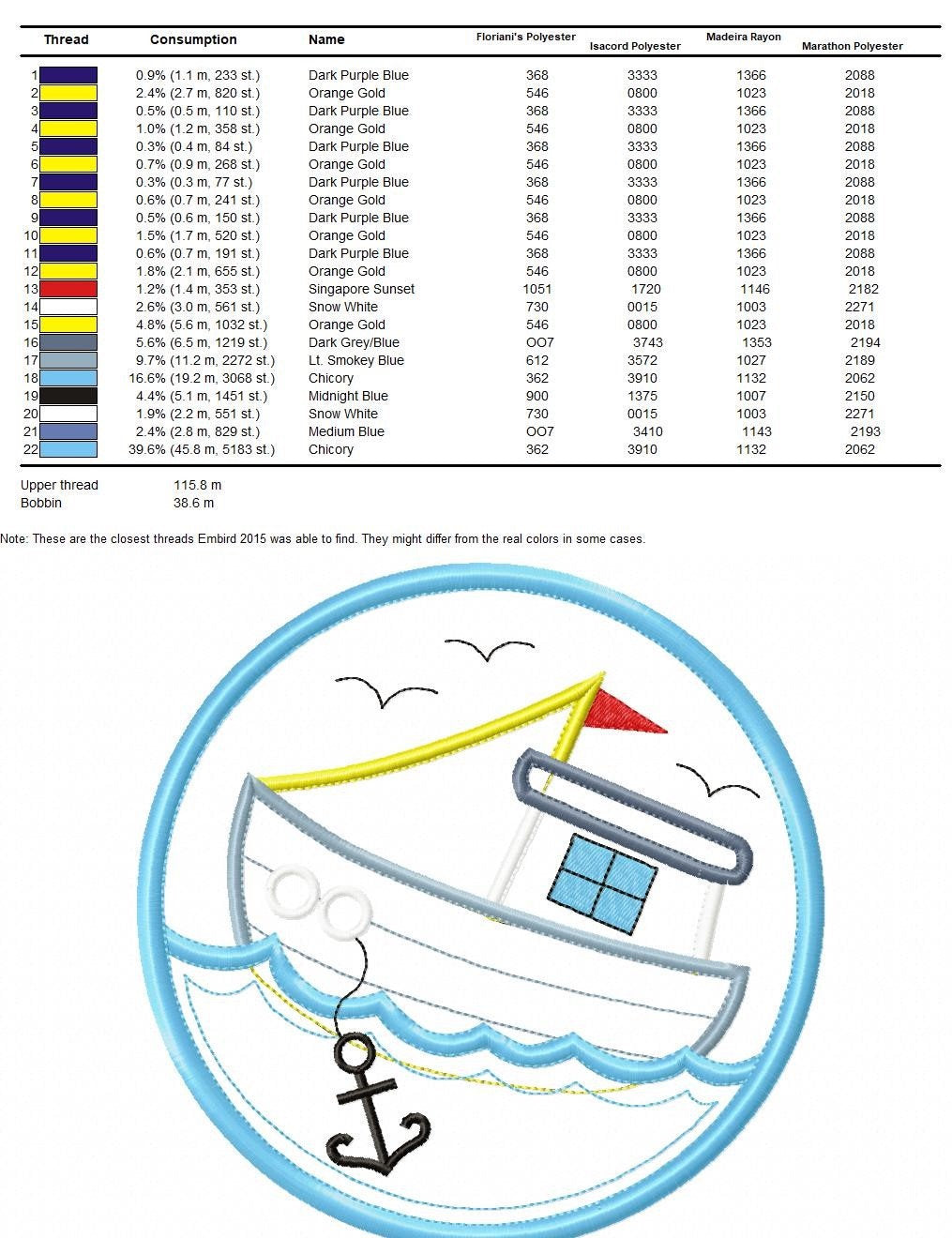 Boat embroidery designs - Sailboat applique machine embroidery pattern - Baby boy Nautical file - Boat applique design - Instant download