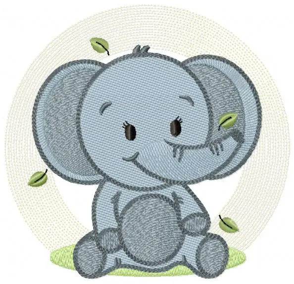 Elephant embroidery designs - Animal embroidery design machine embroidery pattern - Baby boy embroidery file - kid embroidery Towel pillow Marcia Embroidery