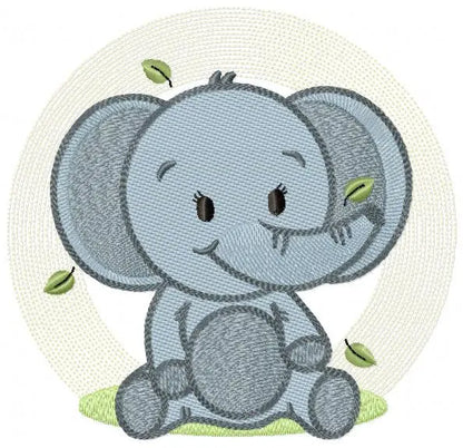 Elephant embroidery designs - Animal embroidery design machine embroidery pattern - Baby boy embroidery file - kid embroidery Towel pillow Marcia Embroidery