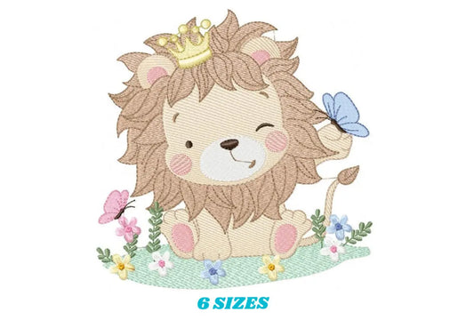 Lion embroidery designs - Safari embroidery design machine embroidery pattern - Baby boy embroidery file - Lion king embroidery download pes Marcia Embroidery