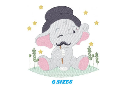 Elephant embroidery designs - Animal embroidery design machine embroidery pattern - Baby Boy embroidery file - kid embroidery Towel pillow Marcia Embroidery