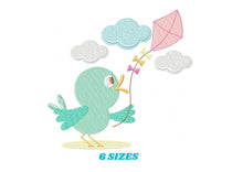 Laden Sie das Bild in den Galerie-Viewer, Bird embroidery designs - Animal embroidery design machine embroidery pattern - Baby boy embroidery file - kid embroidery Towel pillow cloth
