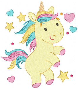 Unicorn embroidery designs - Baby girl embroidery design machine embroidery pattern - unicorns embroidery file instant download digital file