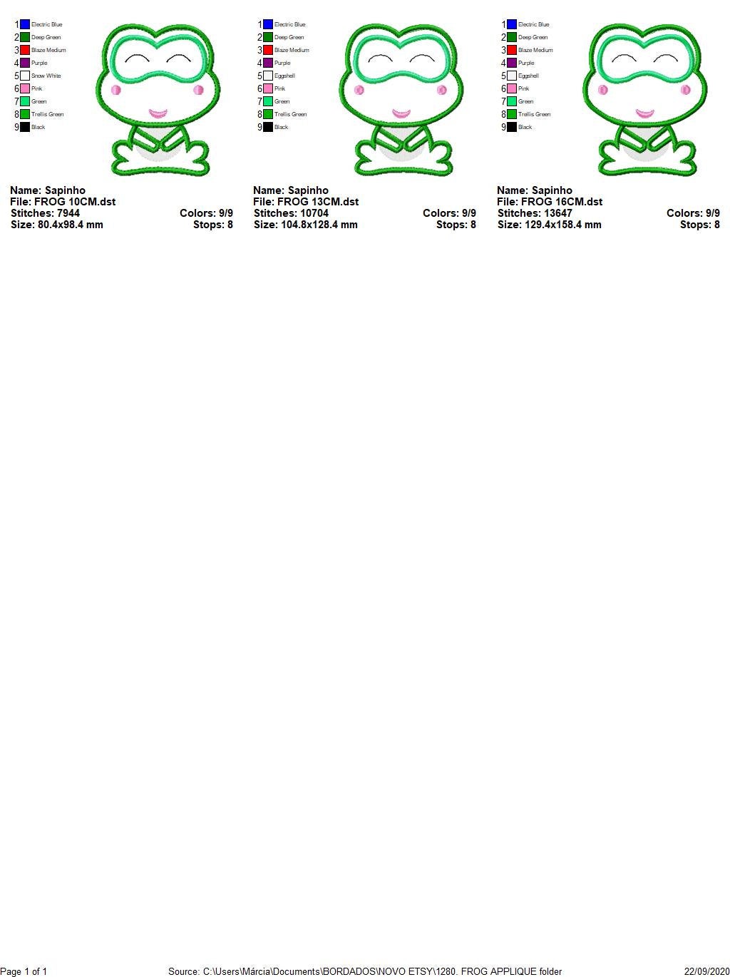 Frog embroidery designs - Animal embroidery design machine embroidery pattern - Baby boy embroidery file - frog applique design download