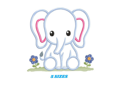 Elephant embroidery designs - Animal embroidery design machine embroidery pattern - Baby boy embroidery file - elephant applique design