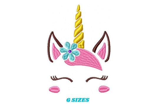 Unicorn embroidery designs - Baby Girl embroidery design machine embroidery pattern - Unicorns embroidery file - newborn towel blanket pes
