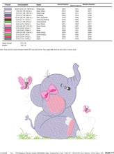 Cargar imagen en el visor de la galería, Elephant embroidery designs - Animal embroidery design machine embroidery pattern - Baby girl embroidery file - kid embroidery Towel pillow
