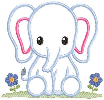 Elephant embroidery designs - Animal embroidery design machine embroidery pattern - Baby boy embroidery file - elephant applique design