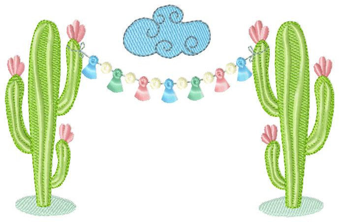 Llama with flowers embroidery design - Mexican cactus machine embroidery pattern - Mexican llama applique design - Instant download pes jef