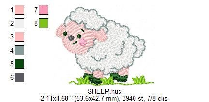 Farm animals embroidery design - Cow embroidery designs machine embroidery pattern - Farm embroidery file - Boy embroidery horse rippled