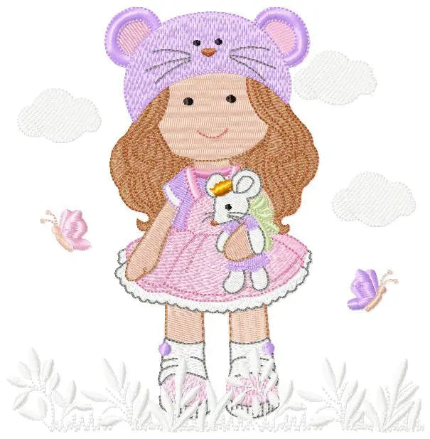 Baby girl embroidery design - Newborn embroidery designs machine embroidery pattern - kid embroidery file - children embroidery toddler Marcia Embroidery