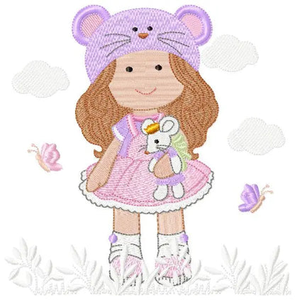 Baby girl embroidery design - Newborn embroidery designs machine embroidery pattern - kid embroidery file - children embroidery toddler Marcia Embroidery