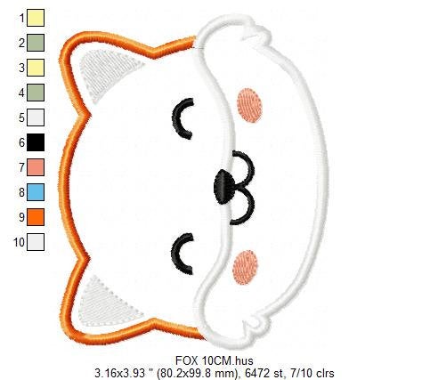 Fox embroidery designs - Red Fox embroidery design machine embroidery pattern - Animal embroidery - Red fox applique design boy embroidery