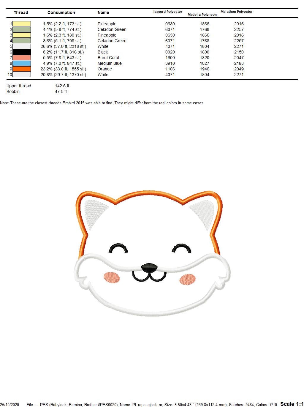 Fox embroidery designs - Red Fox embroidery design machine embroidery pattern - Animal embroidery - Red fox applique design boy embroidery