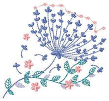 Laden Sie das Bild in den Galerie-Viewer, Dandelion embroidery designs - Flower embroidery design machine embroidery pattern - Flowers embroidery file - baby girl embroidery download
