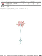 Carica l&#39;immagine nel visualizzatore di Gallery, Lotus embroidery designs - Flower embroidery design machine embroidery pattern - Flowers embroidery file - baby girl embroidery download
