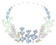 Carica l&#39;immagine nel visualizzatore di Gallery, Monogram Frame embroidery designs - Flower embroidery design machine embroidery pattern - Flower wreath embroidery file - Delicate frame
