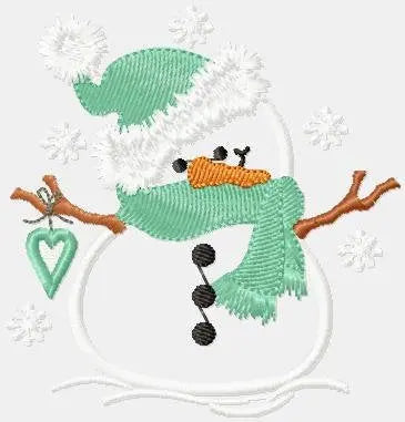 Xmas embroidery designs - Santa Claus embroidery design machine embroidery pattern - Snowman embroidery file - Christmas applique winter Marcia Embroidery