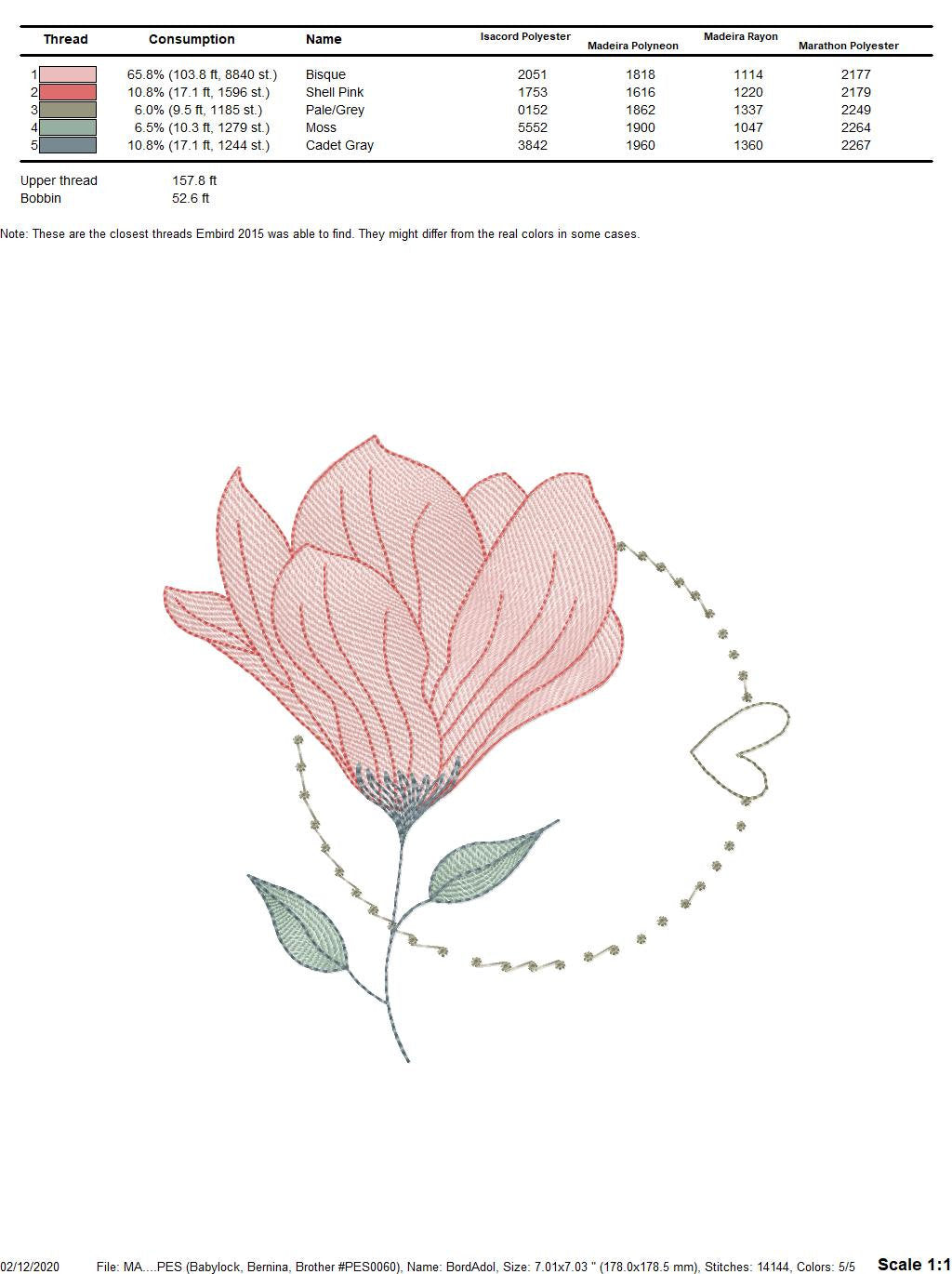 Magnolia embroidery designs - Flower embroidery design machine embroidery pattern - Flowers embroidery file - baby girl embroidery download