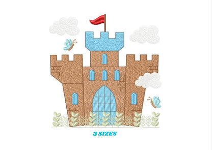 Castle embroidery designs - Prince palace embroidery design machine embroidery pattern - Princess castle embroidery file King Palace design