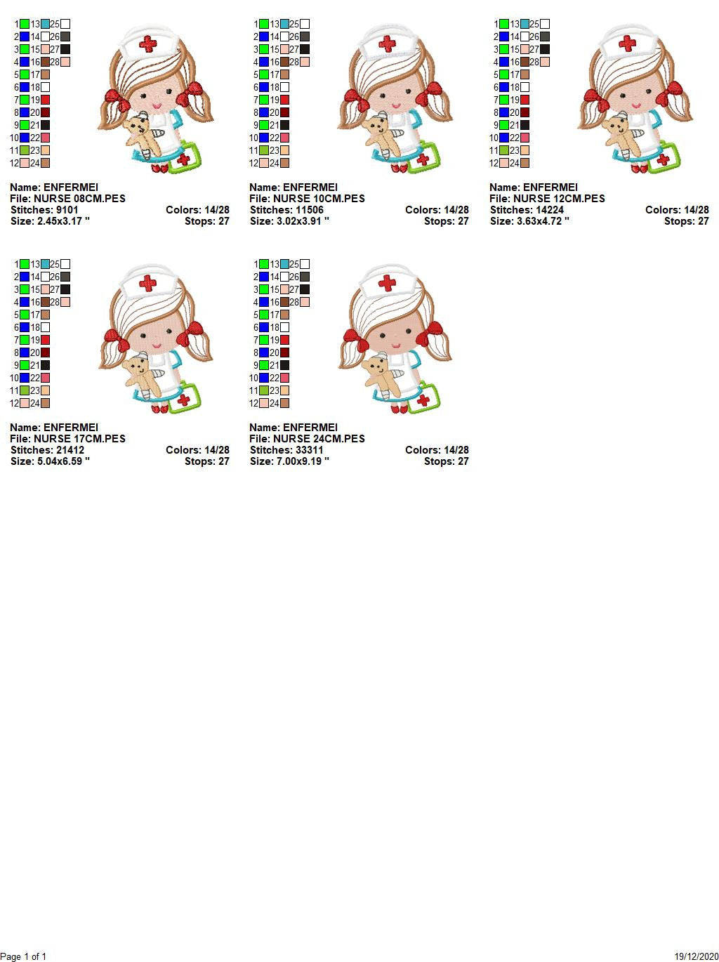 Nurse embroidery design - Doctor embroidery designs machine embroidery pattern -  Nurse applique design - medical embroidery file hospital