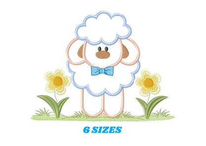Sheep embroidery design - Lamb embroidery designs machine embroidery pattern - baby boy embroidery file - newborn embroidery sheep applique Marcia Embroidery