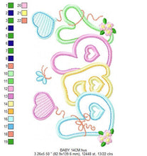 Cargar imagen en el visor de la galería, Baby embroidery design - Newborn embroidery designs machine embroidery pattern - Nursery embroidery file - Baby girl embroidery boy kid
