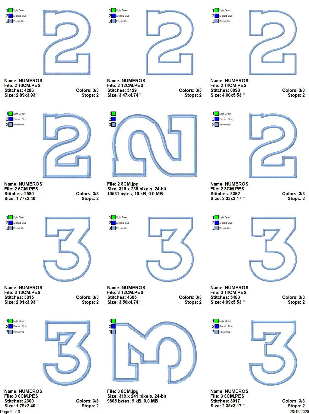 Numbers embroidery designs set - Number Applique Design - Birthday Embroidery machine embroidery file - Numbers applique design download Marcia Embroidery