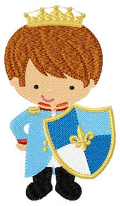 Prince embroidery designs - King embroidery design machine embroidery pattern - Baby boy embroidery file Disney Fairytale Knight design