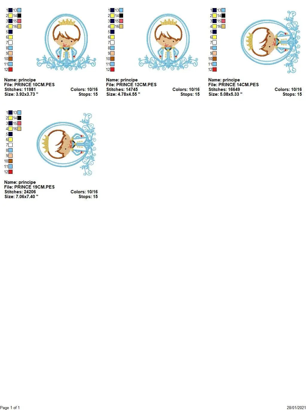 Prince embroidery designs - Knight embroidery design machine embroidery pattern - instant download - baby boy embroidery file fairytale king Marcia Embroidery