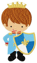 Load image into Gallery viewer, Prince embroidery designs - King embroidery design machine embroidery pattern - Baby boy embroidery file Disney Fairytale Knight design
