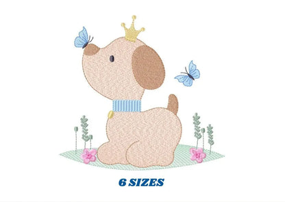 Dogs embroidery designs - Dog embroidery design machine embroidery pattern - Puppy embroidery file -  baby boy embroidery instant download Marcia Embroidery