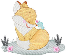 Laden Sie das Bild in den Galerie-Viewer, Red Fox embroidery designs - Woodland animals embroidery design machine embroidery pattern - Animal embroidery file - digital download pes
