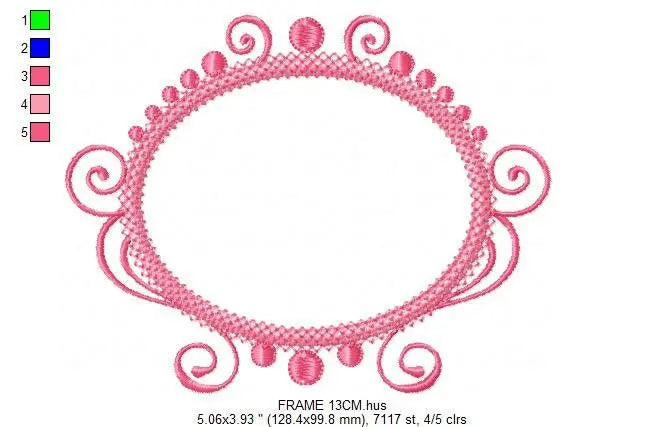 Round Frame embroidery designs - Frame Monogram Applique Design Shape embroidery pattern - Monogram quilt -Instant digital download pes jef Marcia Embroidery