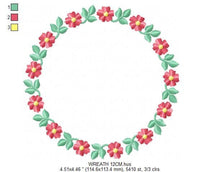 Cargar imagen en el visor de la galería, Flowers Frame embroidery designs - Flower embroidery design machine embroidery pattern - Rose embroidery file
