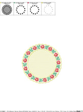 Cargar imagen en el visor de la galería, Flowers Frame embroidery designs - Flower embroidery design machine embroidery pattern - Rose embroidery file
