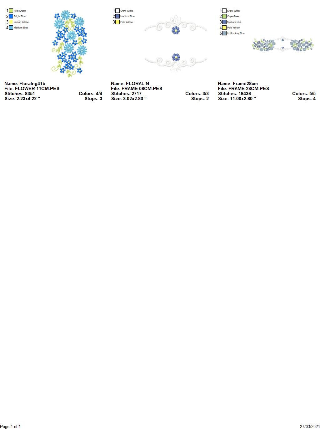 Monogram Frame embroidery designs - Flower embroidery design machine embroidery pattern - Rose wreath embroidery file - instant download