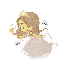 Cargar imagen en el visor de la galería, Fairy embroidery designs - Baby girl embroidery design machine embroidery pattern - Pixie embroidery file - Fairy design Instant Download
