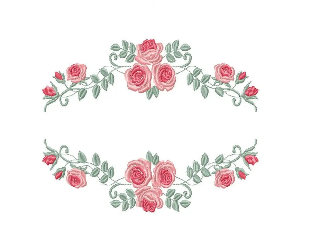 Flowers embroidery designs - Flower embroidery design machine embroidery pattern - Rose embroidery file - Flowers for towel embroidery pes Marcia Embroidery
