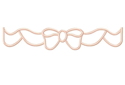 Lace embroidery designs - Bow Tie machine embroidery pattern - Baby girl embroidery file - Lace applique design ornament - Instant download Marcia Embroidery
