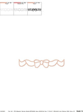 Cargar imagen en el visor de la galería, Lace embroidery designs - Bow Tie embroidery design machine embroidery pattern - baby girl embroidery file - Lace applique design ornament
