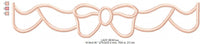 Charger l&#39;image dans la galerie, Lace embroidery designs - Bow Tie embroidery design machine embroidery pattern - baby girl embroidery file - Lace applique design ornament
